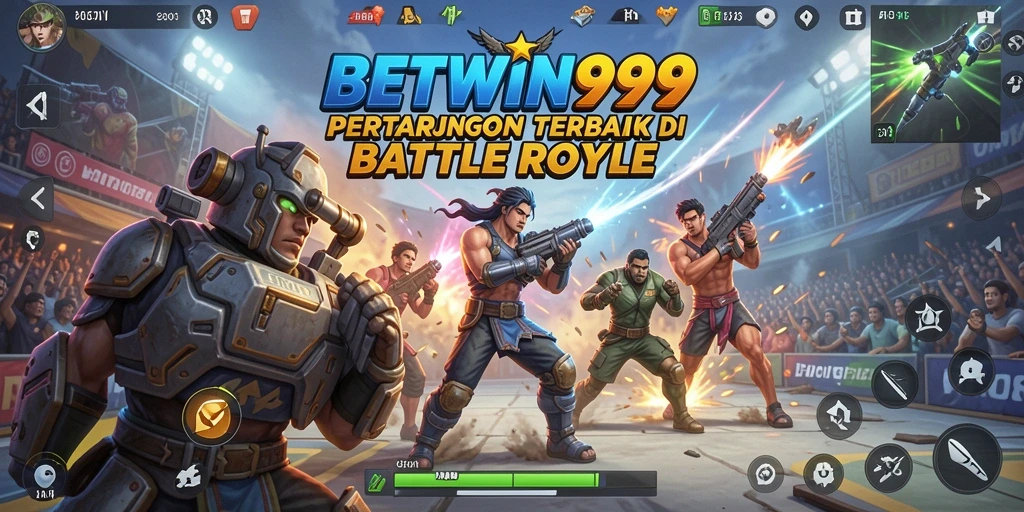 Tangkapan layar dari gameplay seru BETWIN999 Battle Royale.