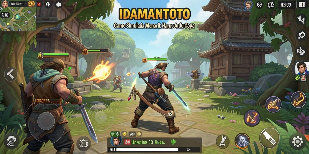 Tampilan gameplay interaktif <strong>IDAMANTOTO</strong> yang menakjubkan.