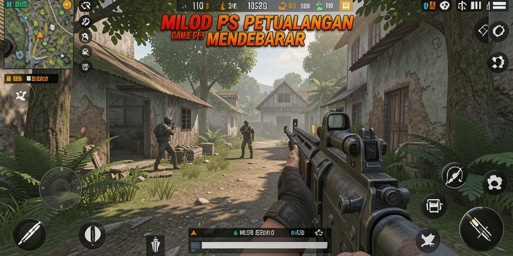 Screenshot gameplay MILO4D dengan aksi pertempuran yang mendebarkan.